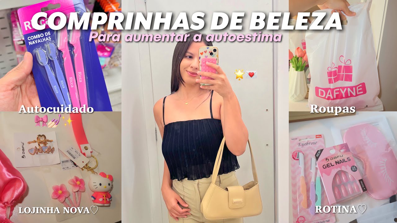 VLOG COMPRAS DE AUTOCUIDADO NO SHOPPING🛍️💅🏻skincare, roupas & acess&oacute;rios