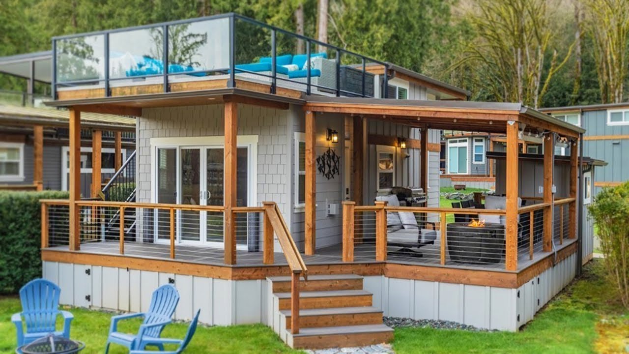 Amazing Luxurious Tiny Home Living with 4 Beds for Big Family