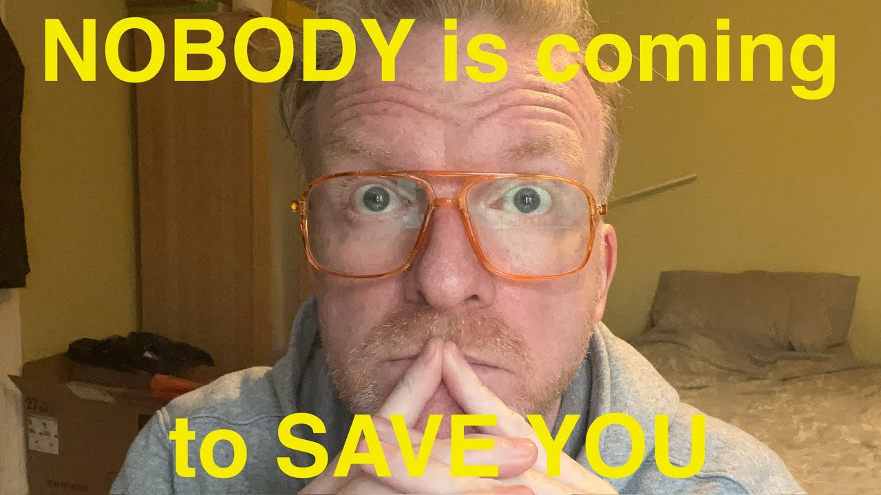 NOBODY is COMING TO SAVE YOU! (stream of consciousness) | midlife mark: day 25 🧡