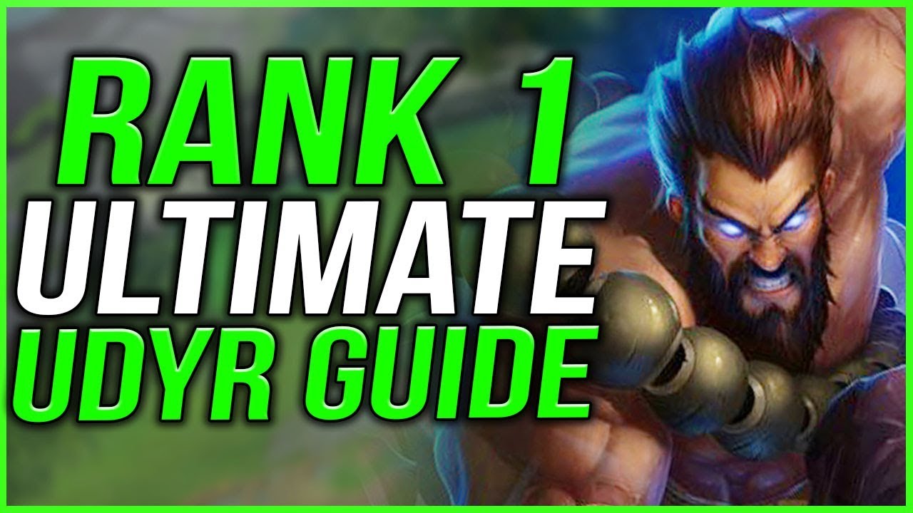 #1 UDYR WORLD S9 ULTIMATE UDYR GUIDE! EVERYTHING YOU NEED TO KNOW IN ONE GUIDE! - League of Legends