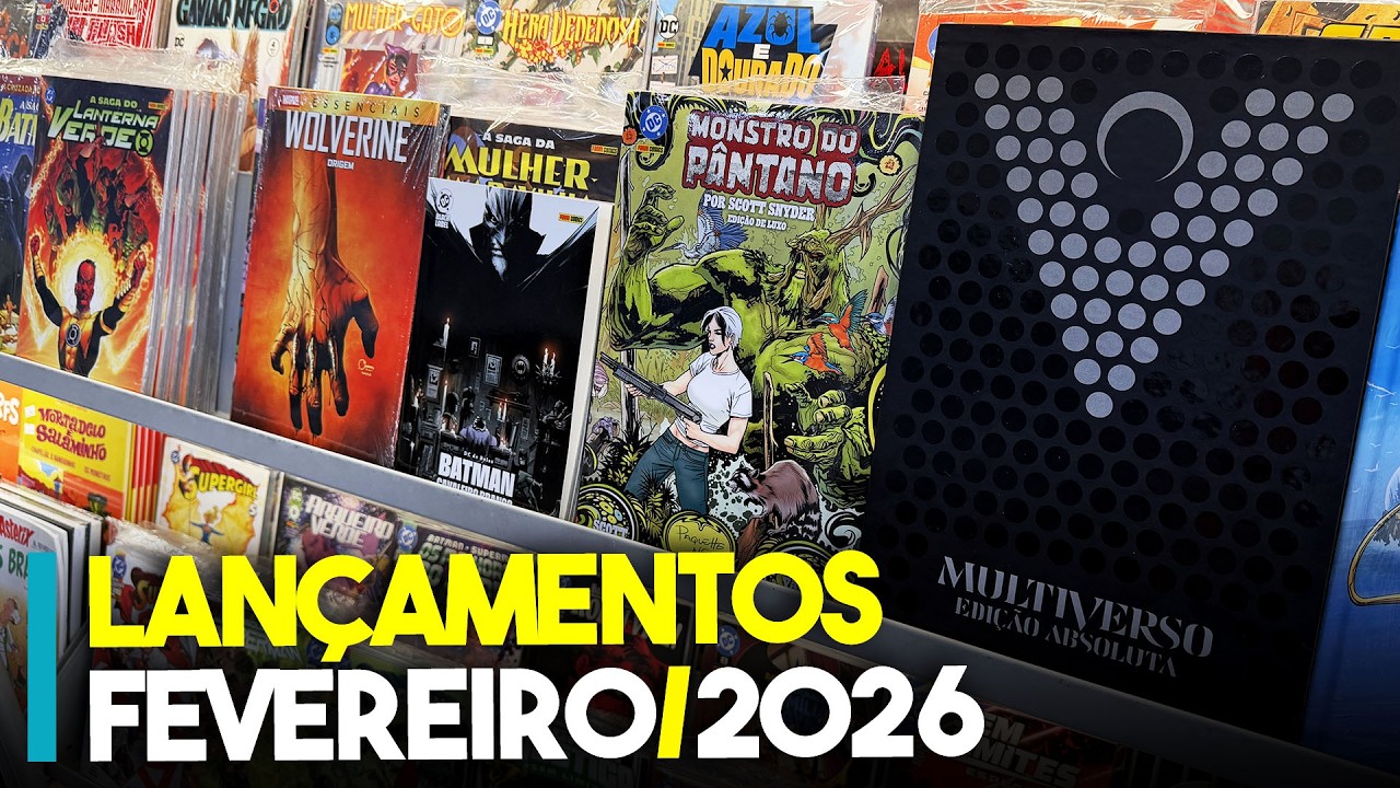 QUADRINHOS DE FEVEREIRO DE 2026 | Chegou na Comic Shop