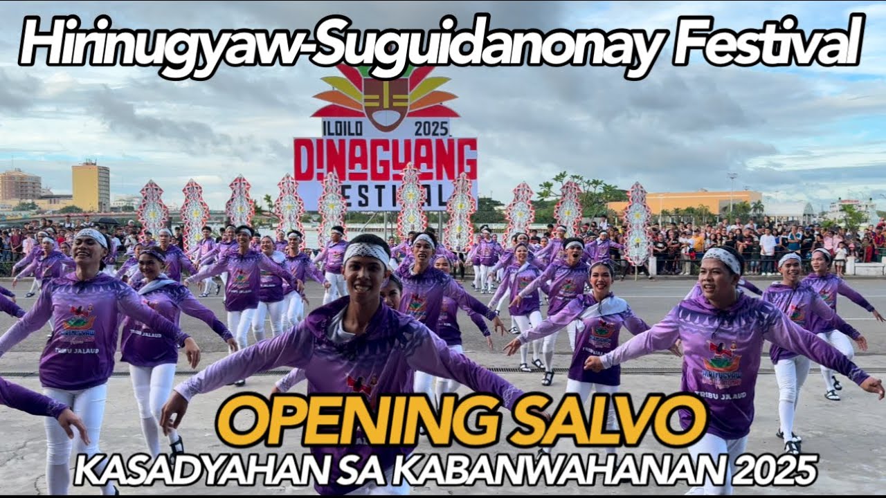CALINOG TRIBU JALAUD OPENING SALVO KASADYAHAN  2025 #dinagyang2025