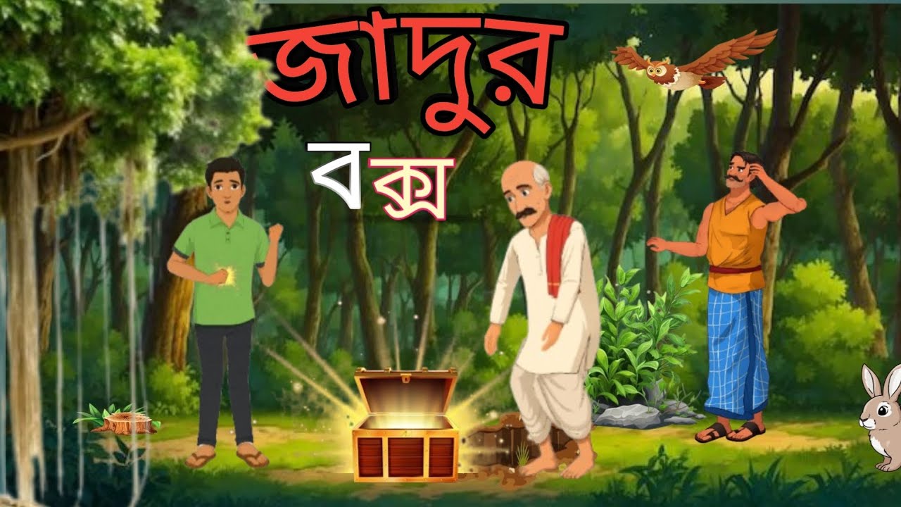 জাদুর বক্স | Jadur box | Bengali moral story | cartoon Galaxy 