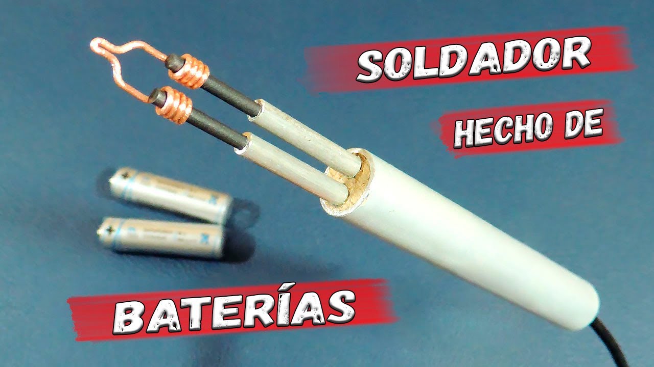 ✅ Cómo hacer un soldador de... ¿baterías de dedos? ¡Es fácil! Nueva idea 2024. ✅