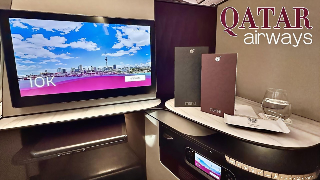 World's Best Business Class Qsuite | Qatar Airways 16 hours Flight Doha to Auckland | Flight Review