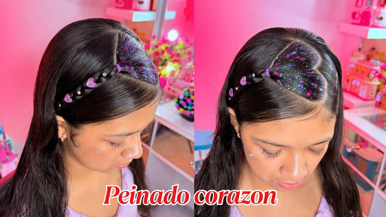 ❤️PEINADO CORAZÓN 🫶 SAN VALENTIN 💖 