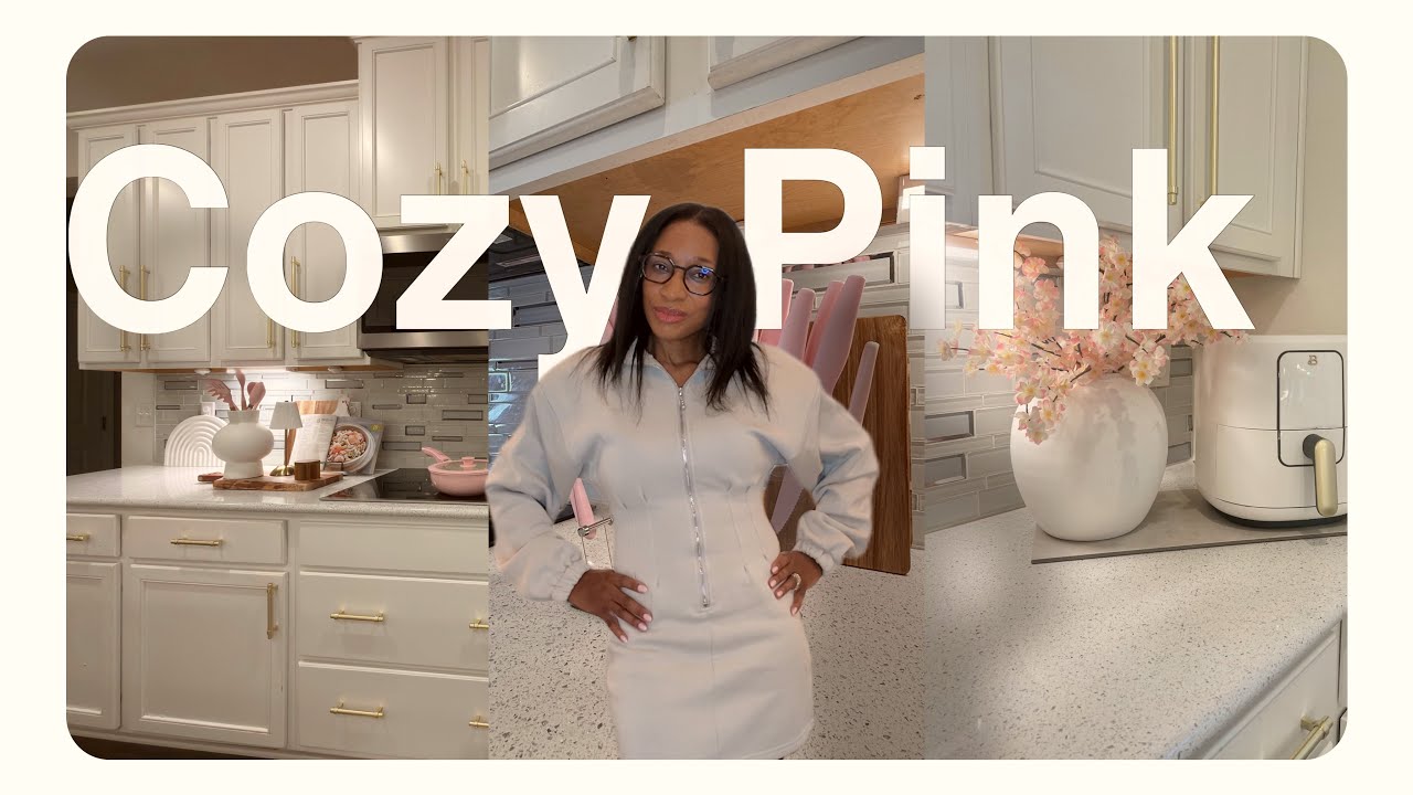Soft Pink Kitchen Reset Using Pink As A Neutral