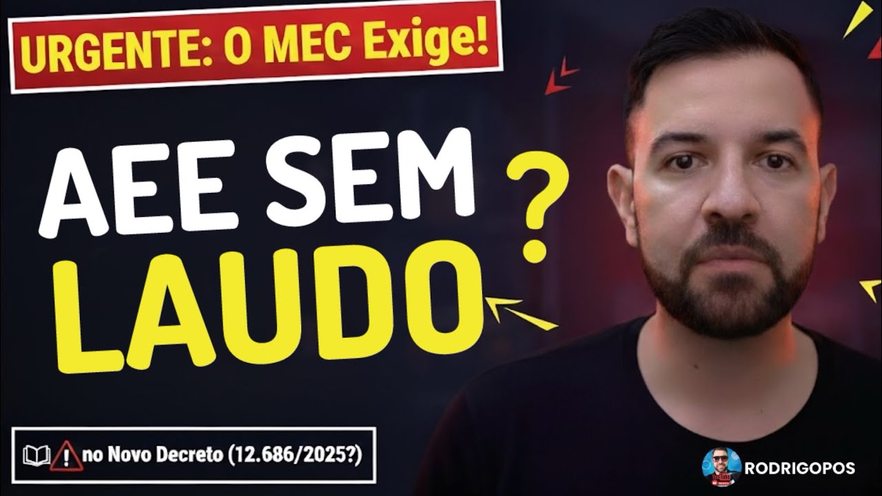 URGENTE! AEE SEM LAUDO M&Eacute;DICO? A Nova Lei do Atendimento Educacional Especializado e o PAEE ! 