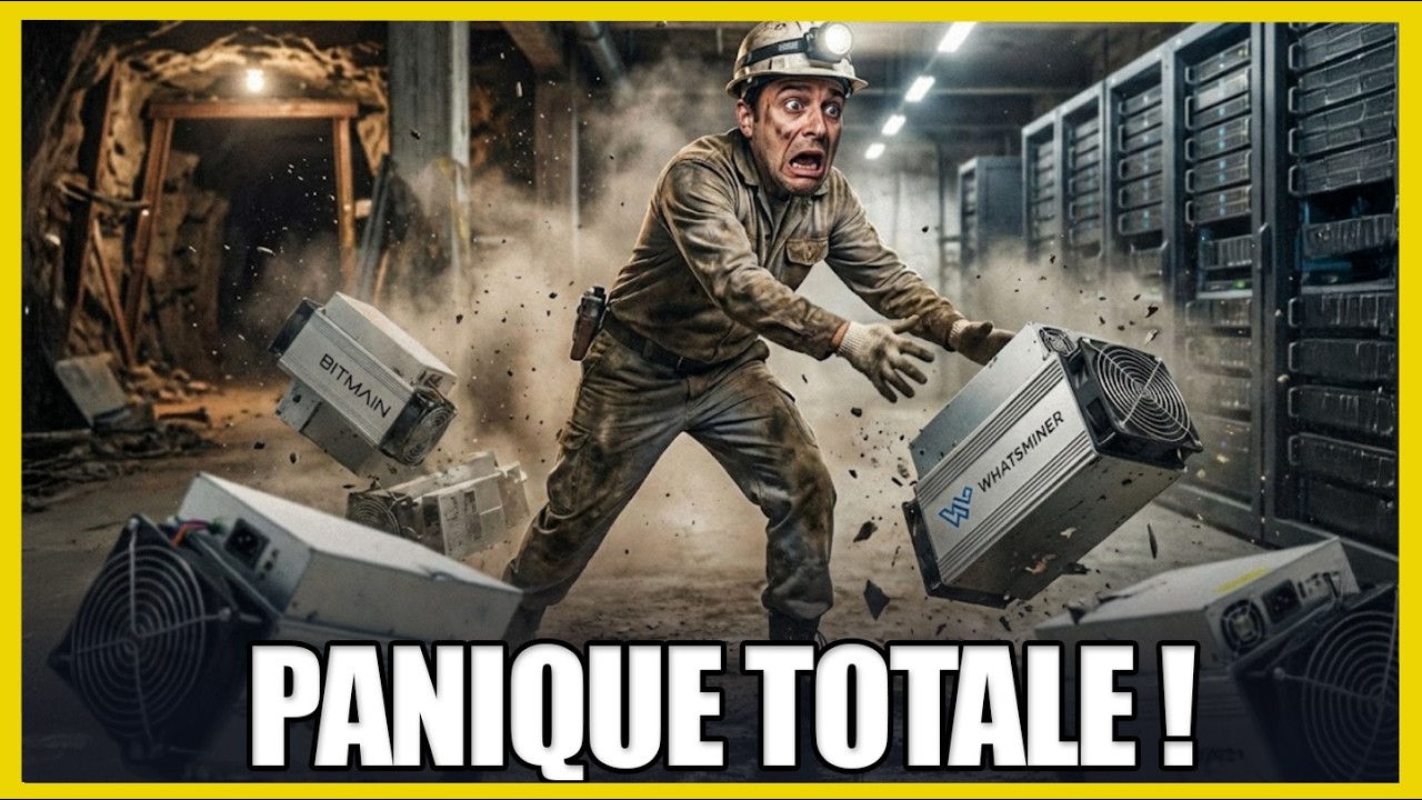 Les Mineurs en PANIQUE ! Le point pivot a été atteint ! ils basculent vers l'IA !