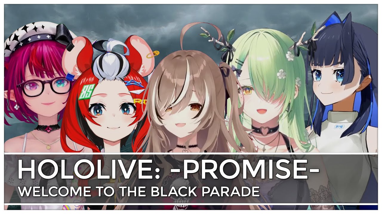 Welcome To The Black Parade (Mashup Edit/Karaoke Mix) - IRyS, Bae, Mumei, Fauna & Kronii