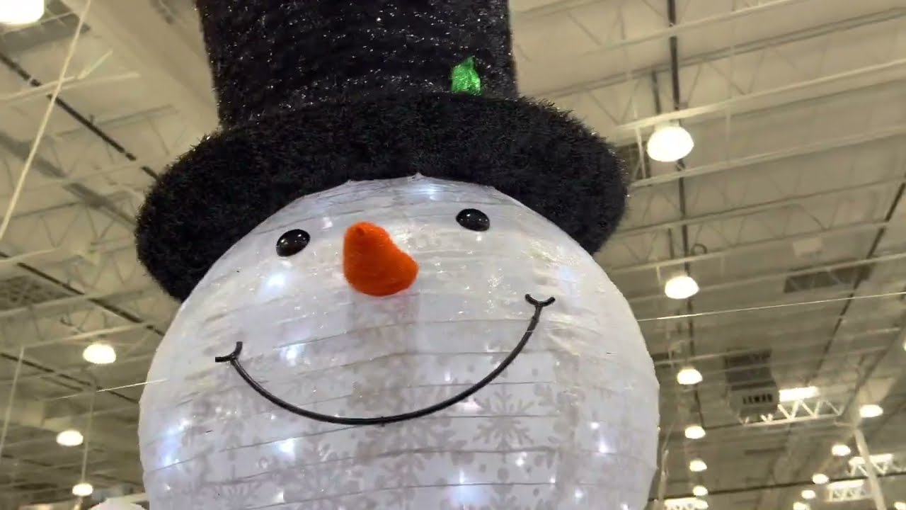 Giant Snowman in Costco #costco #snowman #snowmanmaking #costcoshopwithme  #shopwithme