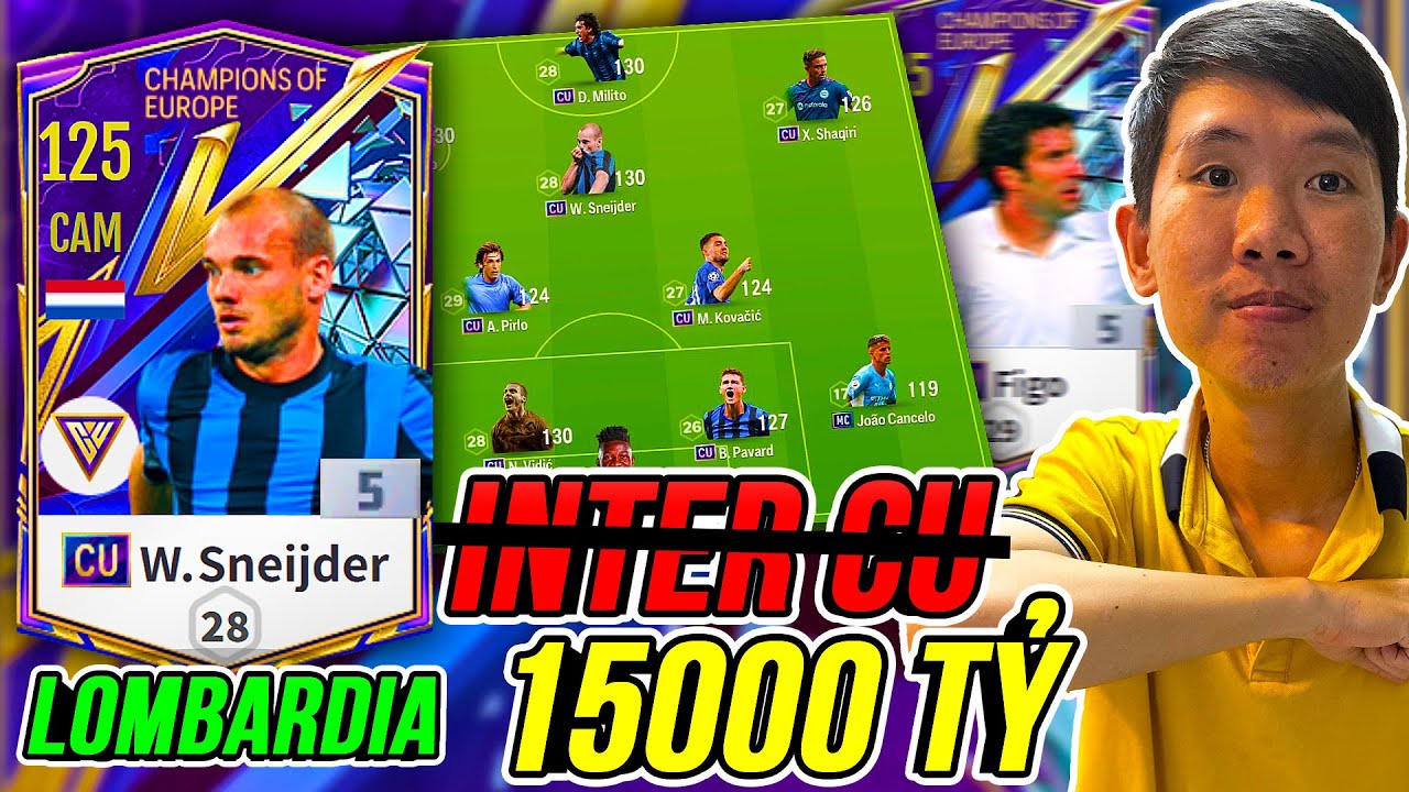 TH&Agrave;NH HO&Agrave; Cầm 15000 tỷ BP Build Team Inter Milan CU sơ đồ 4213 chuẩn meta mới | FC Online