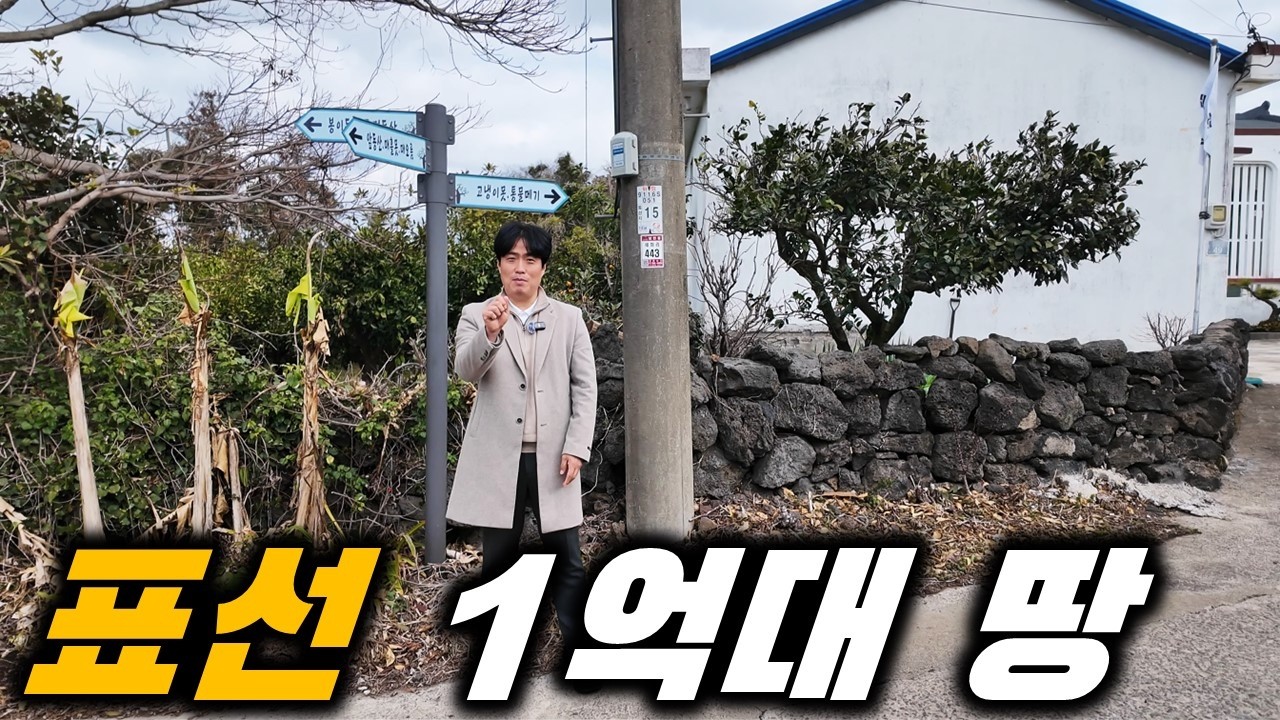 제주도에서 교육으로 난리 난 곳 L-422 딱 떨어지는 깔끔한 토지 입니다