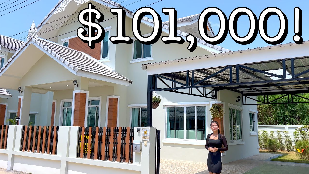 Дом в колониальном стиле за 3 470 000 тайских бат (101 000 долларов США) на продажу в Пранбури, Т...