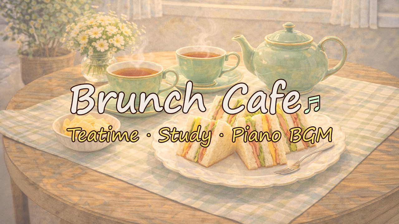 Calm Reading Cafe Piano☕️3 Hours of Peace | 静かな読書ピアノ | 브런치 카페 피아노 음악 | 사운즈스토어