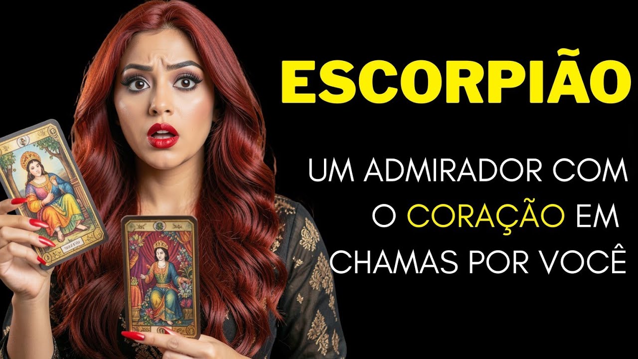 ESCORPIÃO ♏ UM ADMIRADOR COM O CORAÇÃO EM CHAMAS POR VOCÊ 🔥❤️
