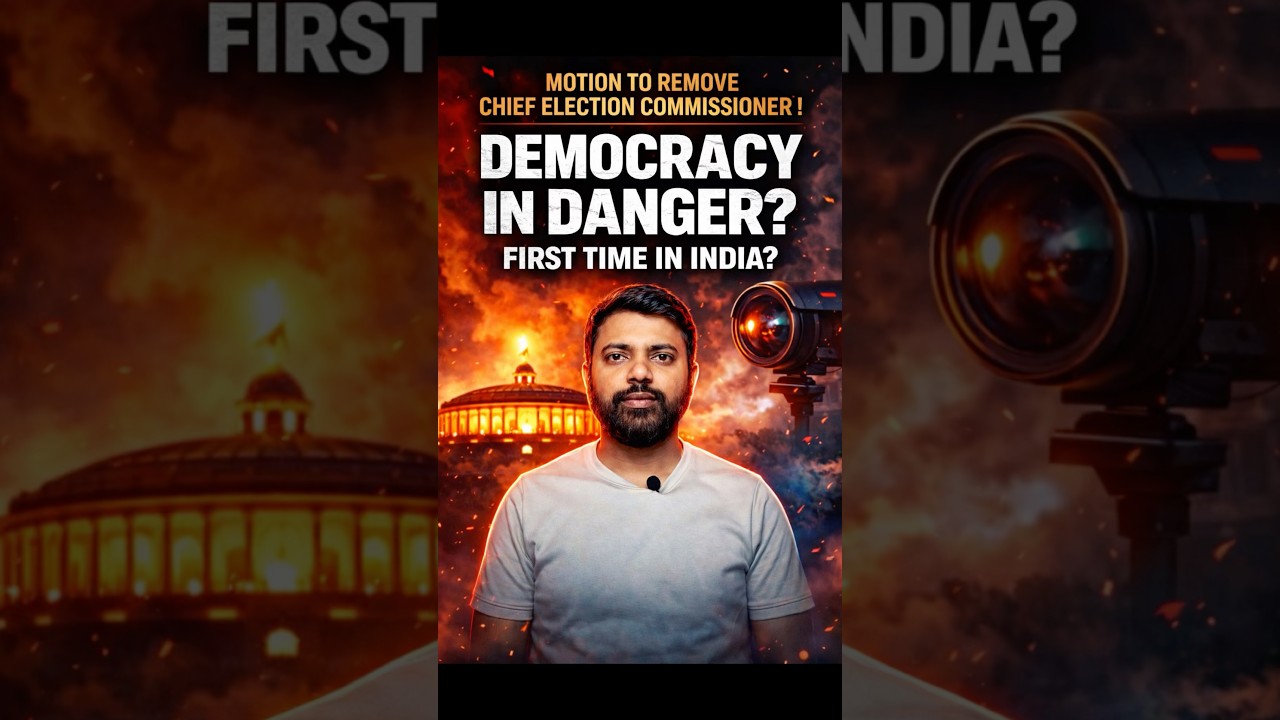Chief Election Commissioner Removal Motion Shocks India | Democracy at Risk? Raju kumar