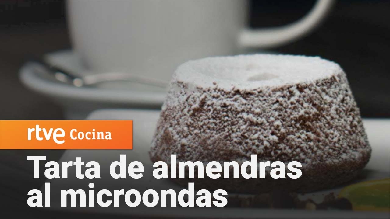Tarta de almendras al microondas - La Hora de la 1 | RTVE Cocina