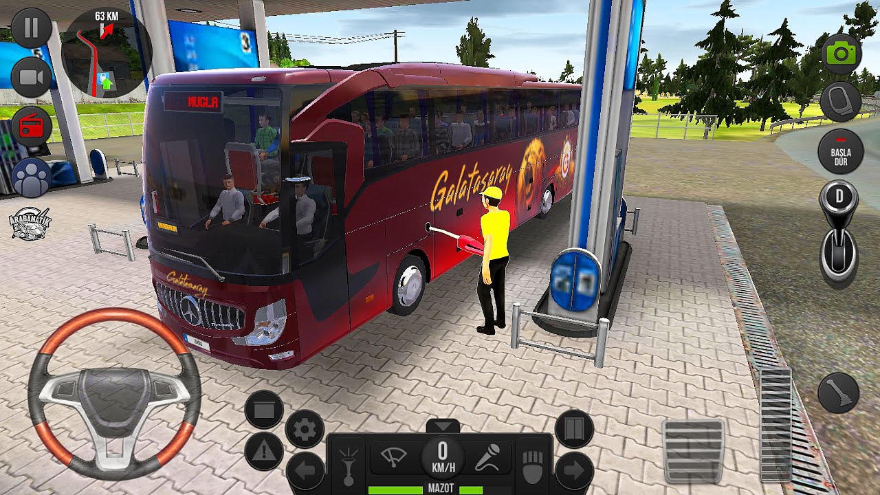 Otobüs Simulator : Ultimate || Muğla - Bodrum Seferi Yapıyoruz || Galatasaray Otobüs
