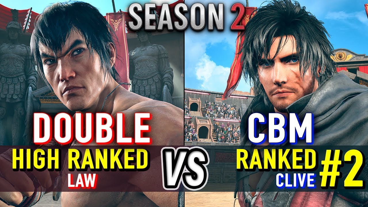T8 🔥 DOUBLE (Law) vs CBM (#2 Ranked Clive) 🔥 Tekken 8 High Level Gameplay