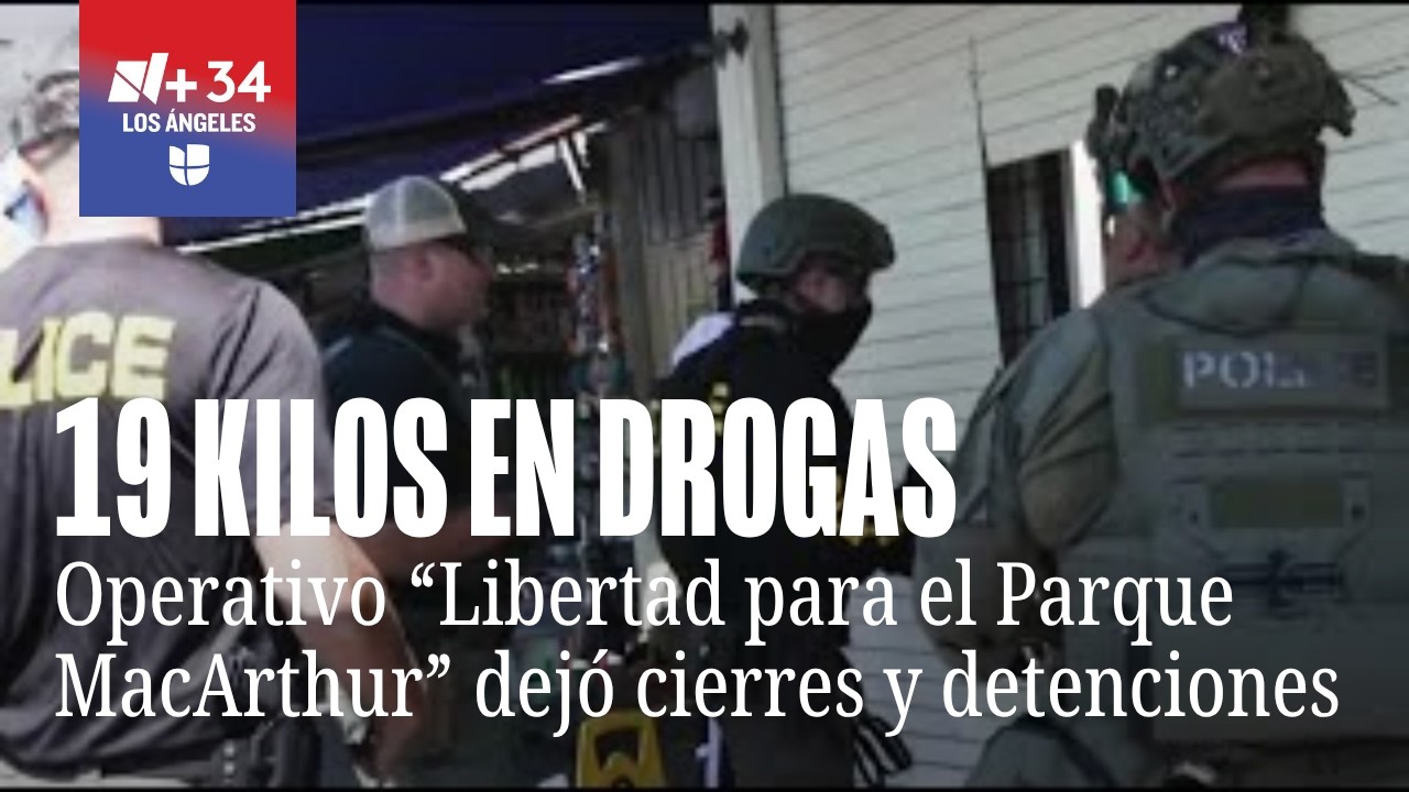 Cierres totales en MacArthur Park tras operativo contra el narcotr&aacute;fico