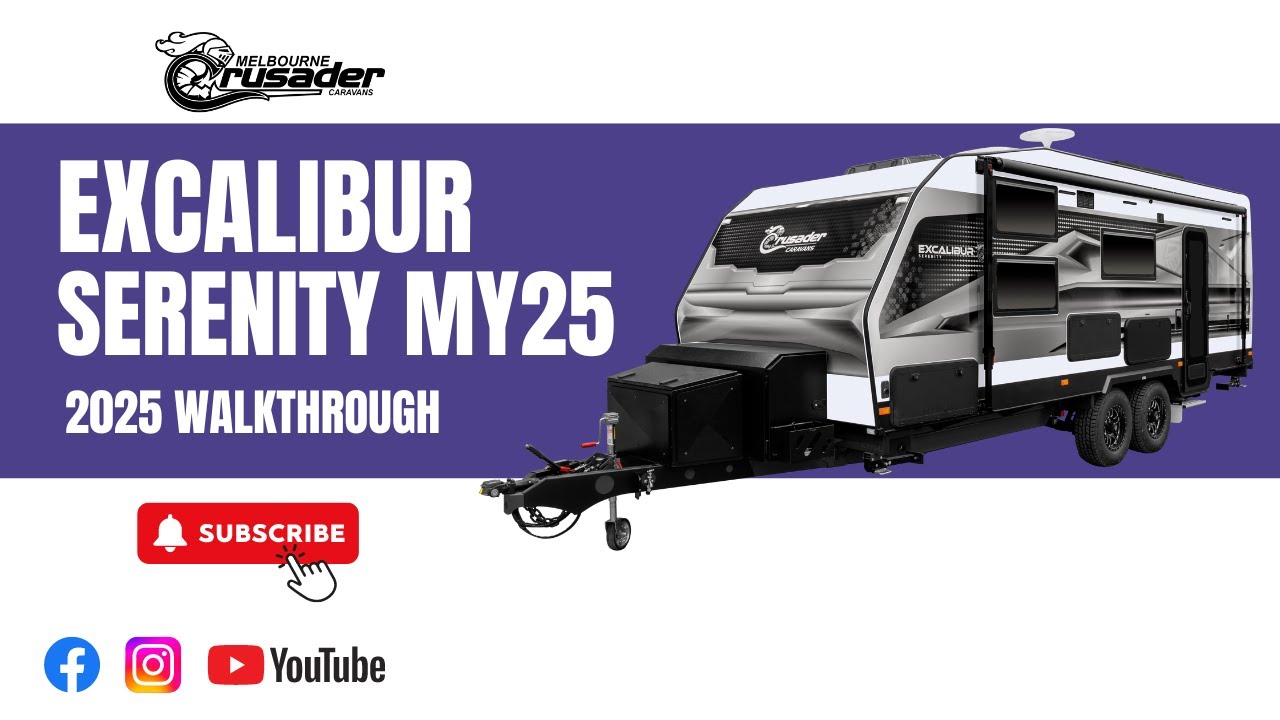 2025 Crusader Excalibur Duke | Luxury Café Dinette Caravan Walkthrough | XPS Fibreglass Construction
