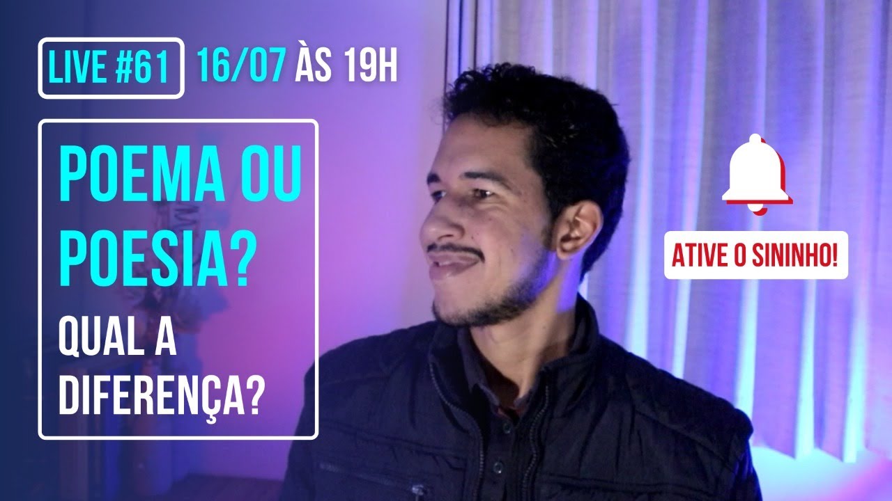 #61 | Poema ou poesia: qual a diferença? | James Morais