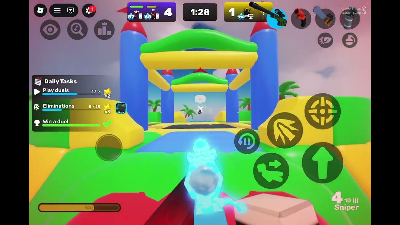 Playing rivals with my friend!