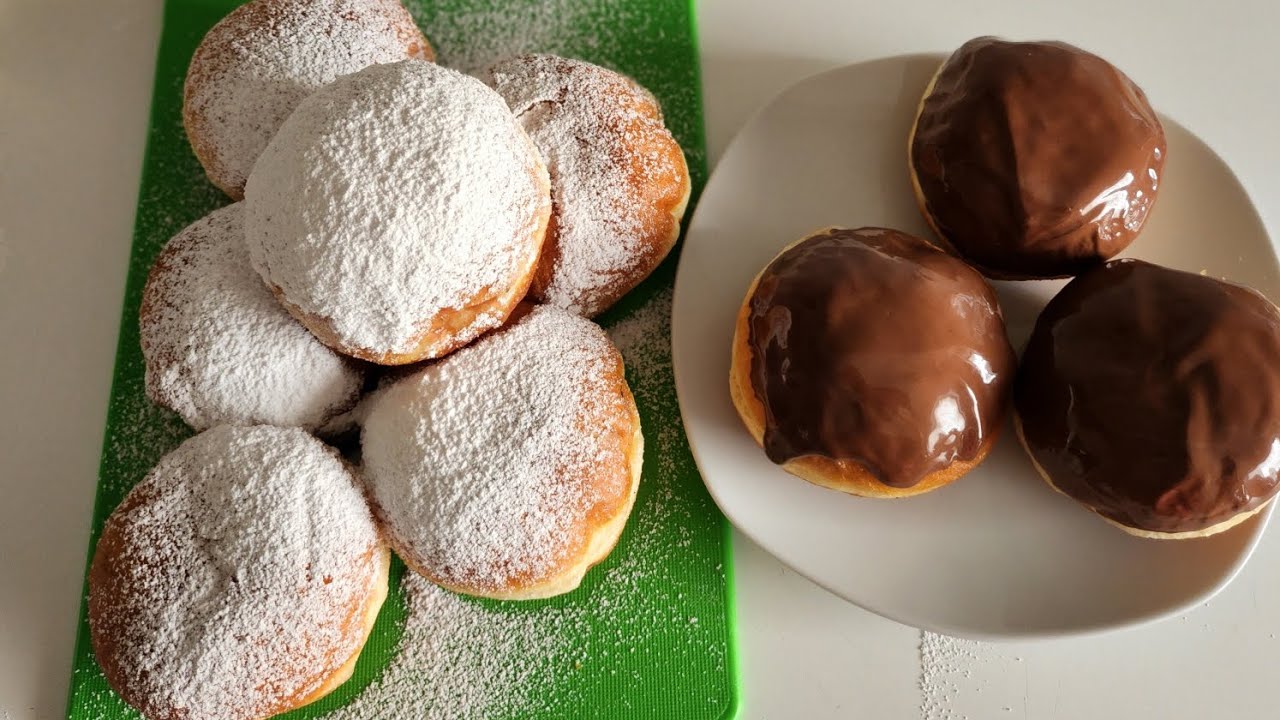 Berliner  alman çöreği / Orginal Berliner rezept / Krapfen #takip #berliner #krapfen #aboneol