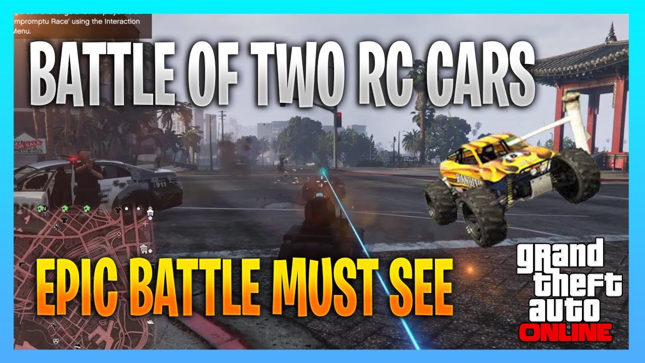 EPIC BATTLE OF TWO RC CARS IN GTA 5 ONLINE PS4 | #gta5 #gtaonline #gta5online