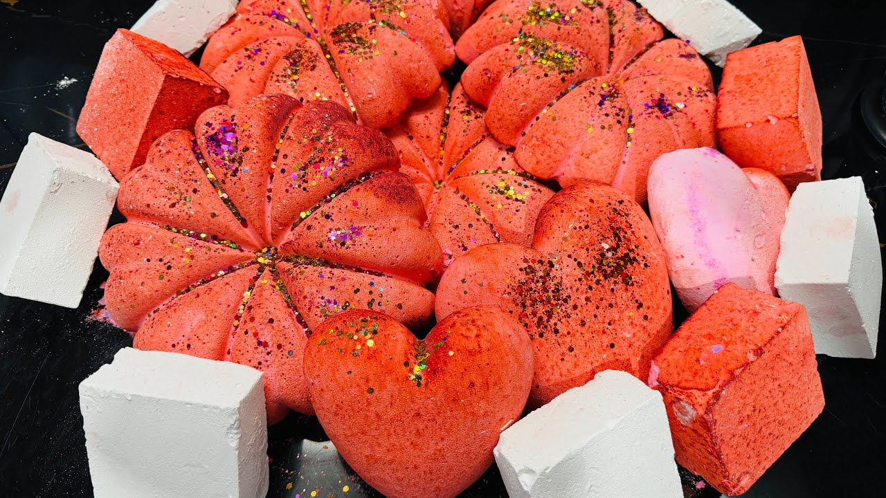 Fluffy Gritty Large Shape Pumpkin Chalk ASMR Crush | Oddly Satisfying Chalk Crush 