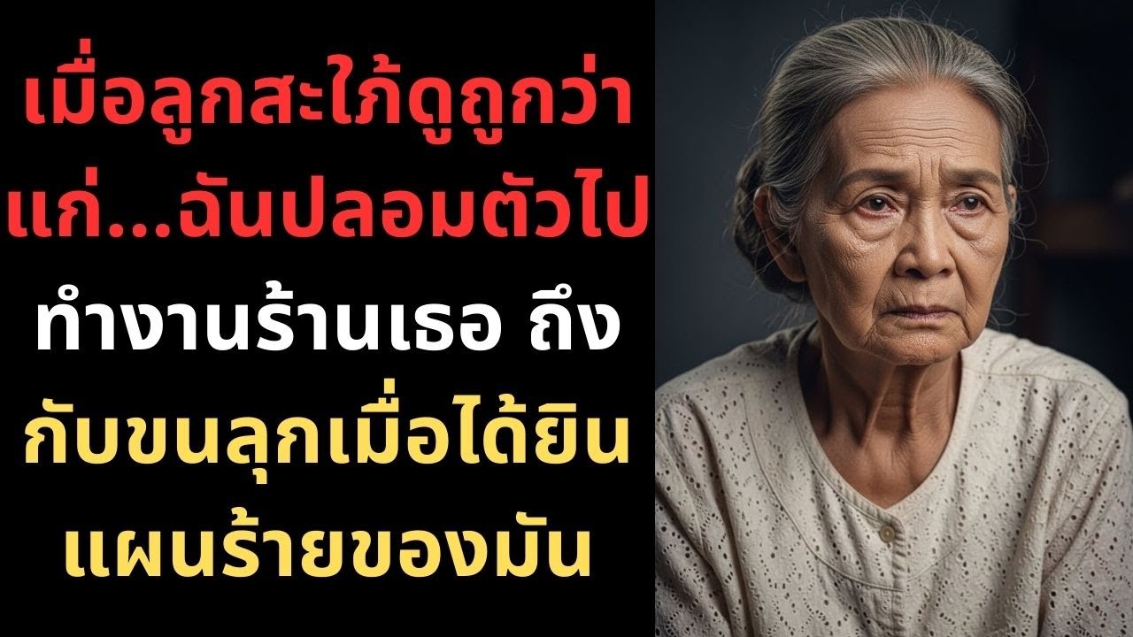 เมื่อลูกสะใภ้ดูถูกว่าแก่...ฉันปลอมตัวไปทำงานร้านเธอ ถึงกับขนลุกเมื่อได้ยินแผนร้ายของมัน