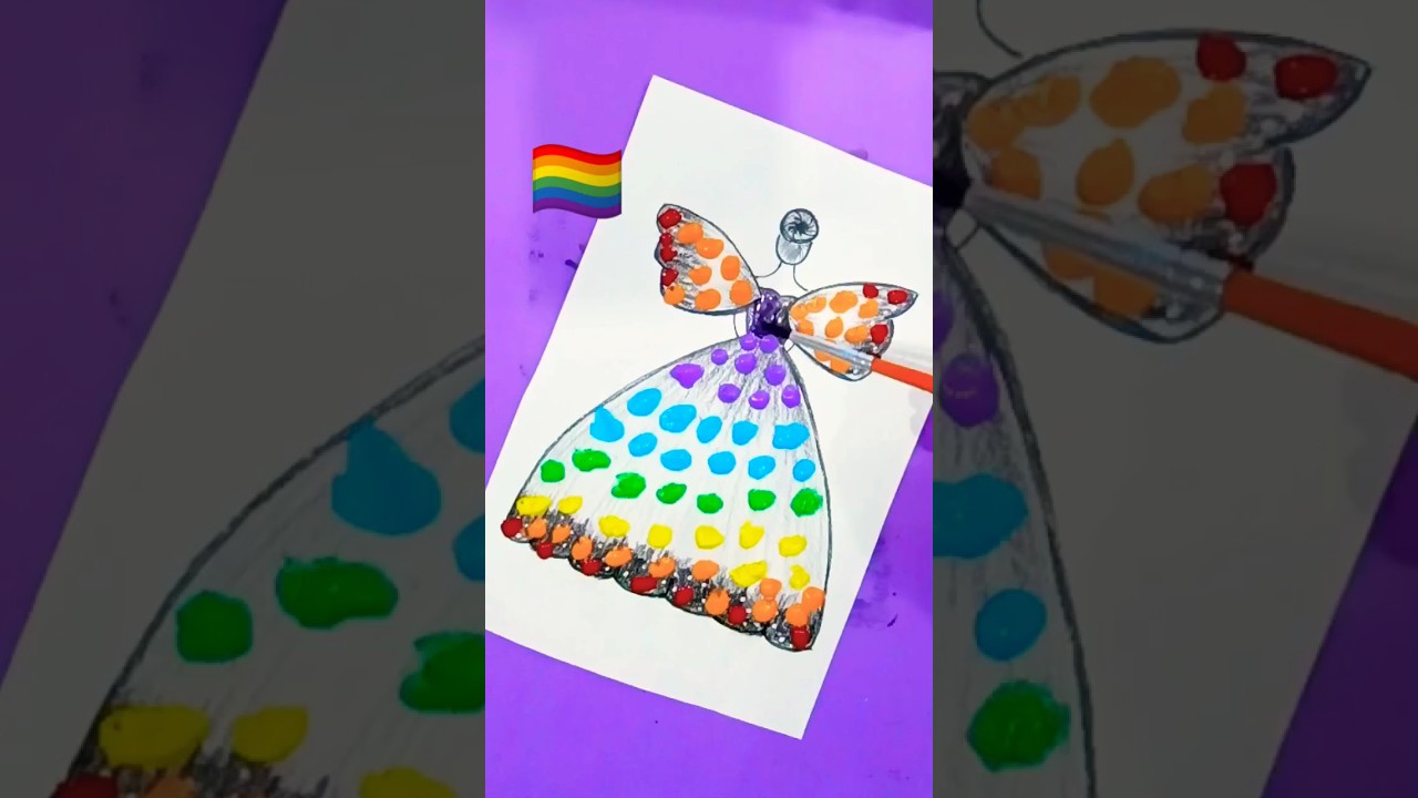 Creative flag design🏳️&zwj;🌈🧚#creative #flag #design #youtubeshorts