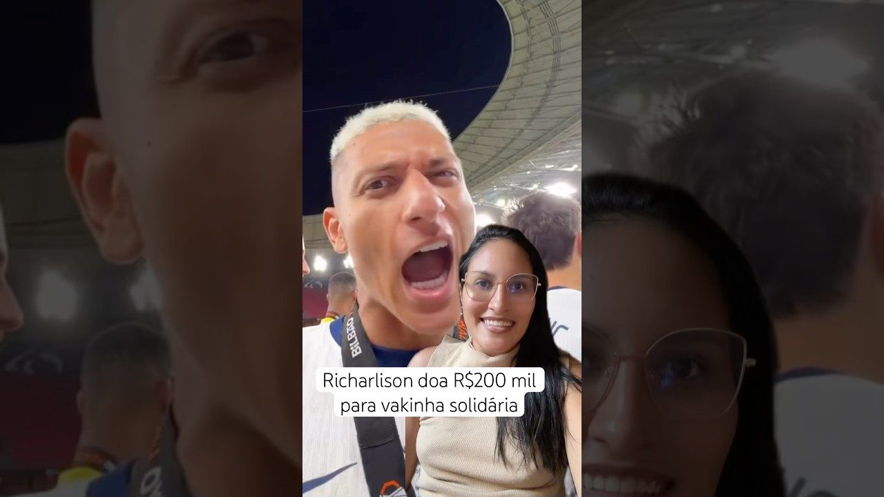 Richarlison faz doação incrível ❤️‍🔥 #richarlison #futebol #boaacao #solidariedade