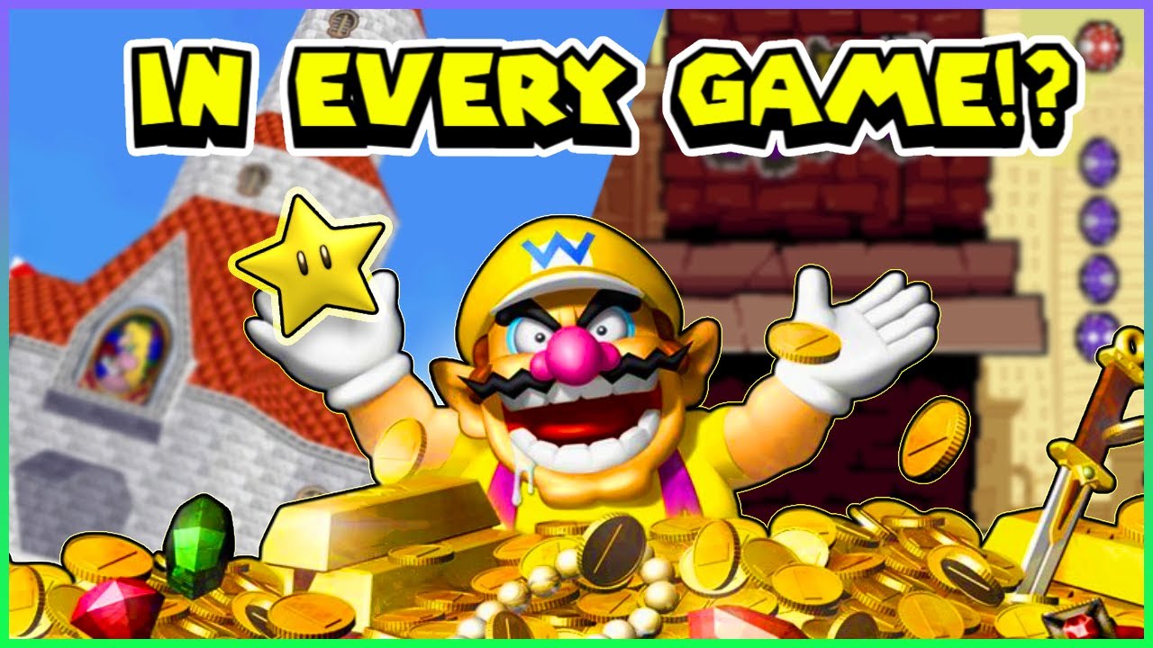 Что, если бы Варио был в КАЖДОЙ ИГРЕ? (Mario 64 и Антон Бласт)