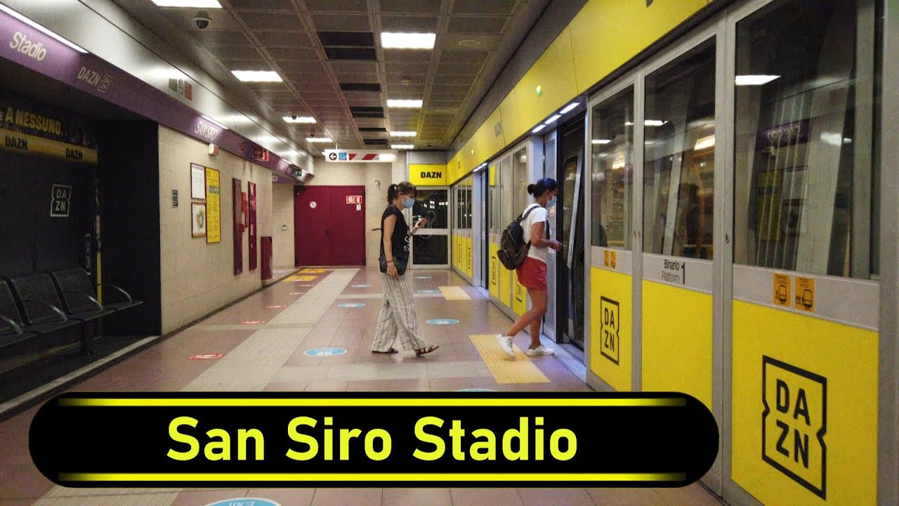 Metro Station San Siro Stadio - Milan 🇮🇹 - Walkthrough 🚶