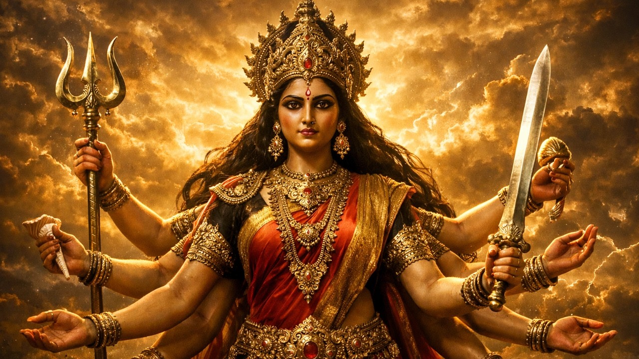 МАНТРА ДУРГИ ДЛЯ ЗАЩИТЫ И ВНУТРЕННЕЙ СИЛЫ | DURGA GAYATRI MANTRA | МОЩНАЯ ДУХОВНАЯ ЗАЩИТА