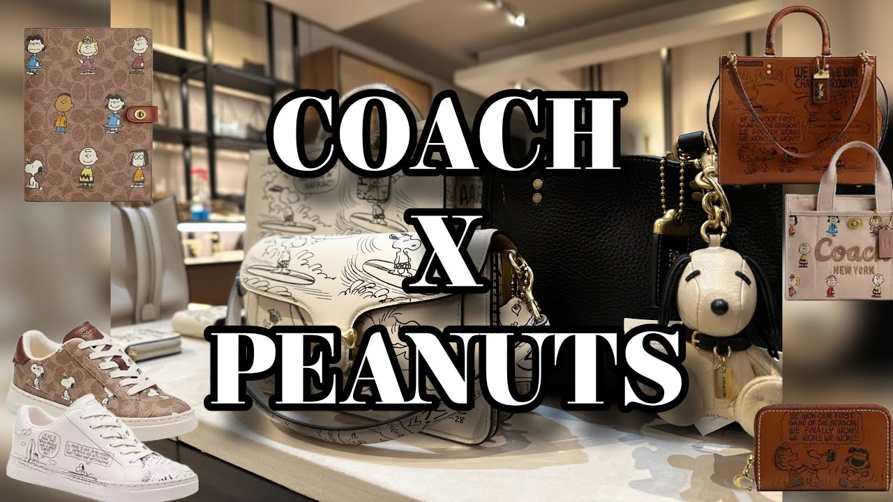 🐾 COACH x PEANUTS 🐾 Coach Just Dropped the Cutest Collab EVER! 