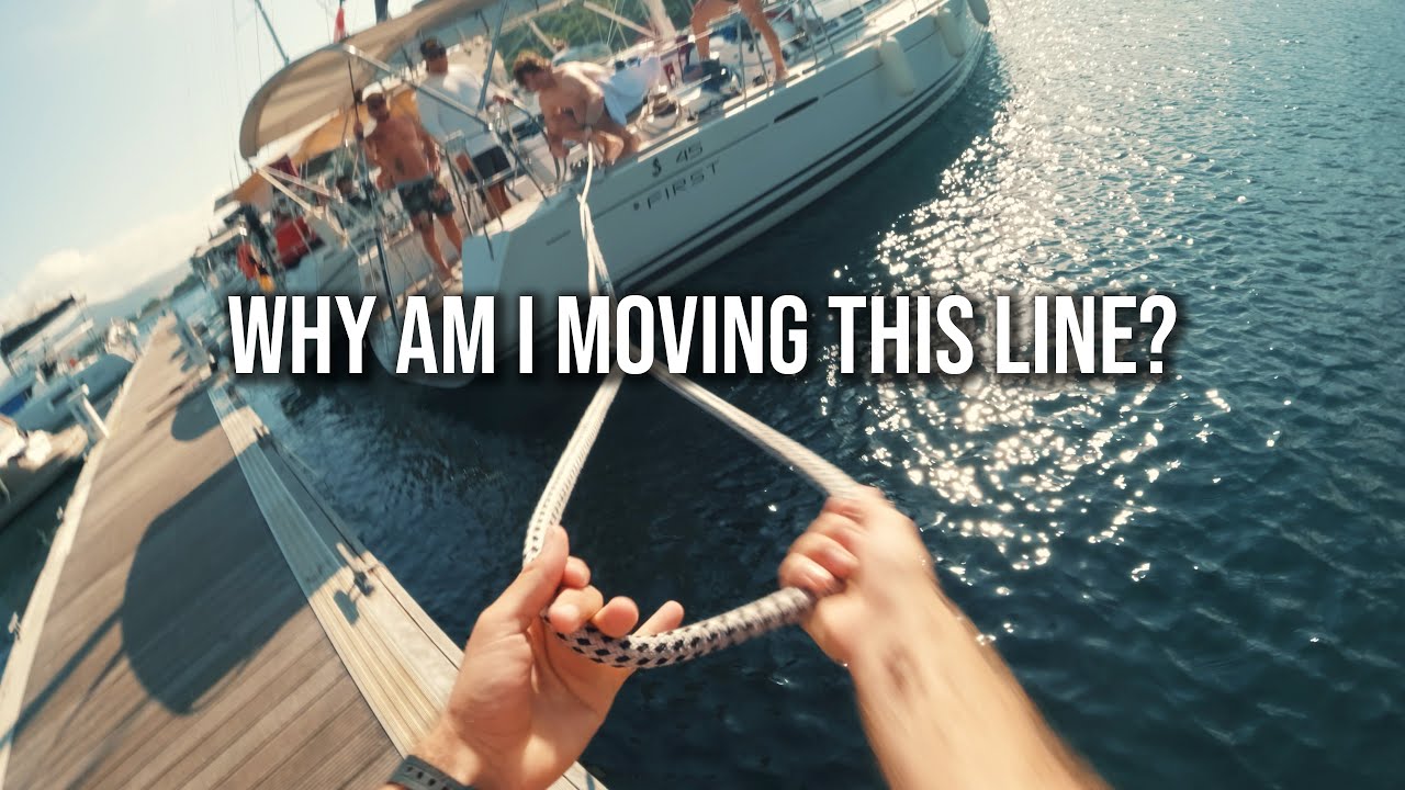 Leaving the Dock in Strong Winds: The Windward Stern Line Trick (RAW)