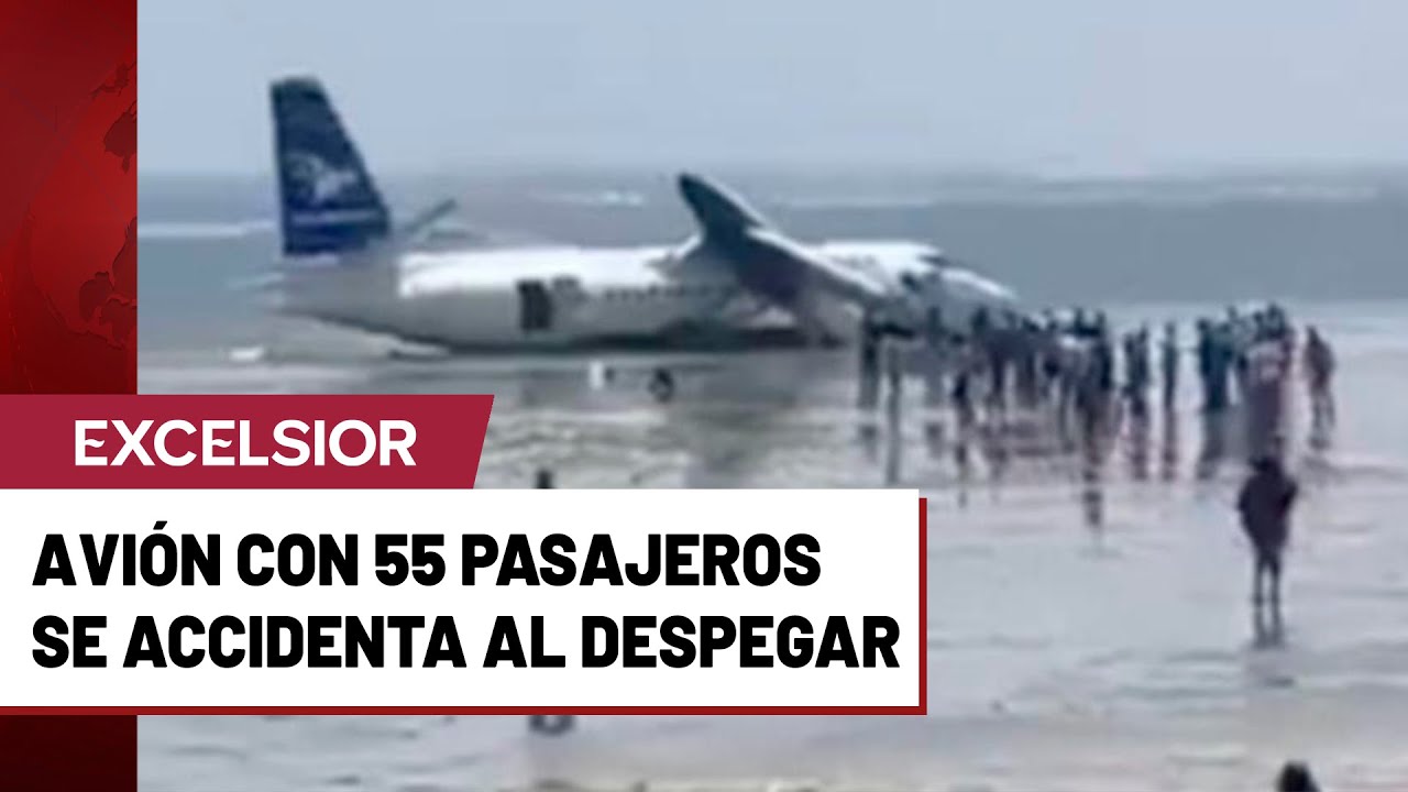Tragedia aérea en Somalia  avión con 55 personas cae en la playa al despegar