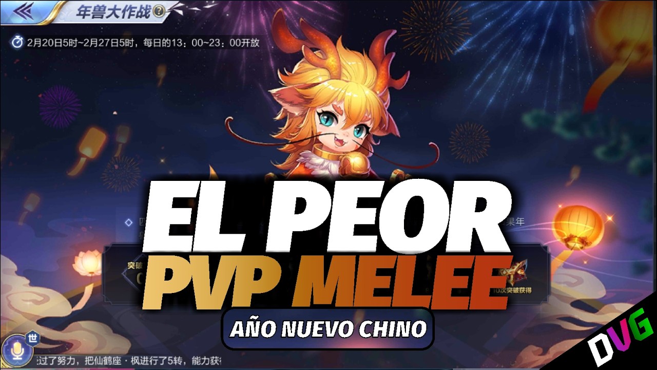 PVP MELEE ESPECIAL DEL AÑO NUEVO CHINO | Casi imposible que llegue infinito en la versión global