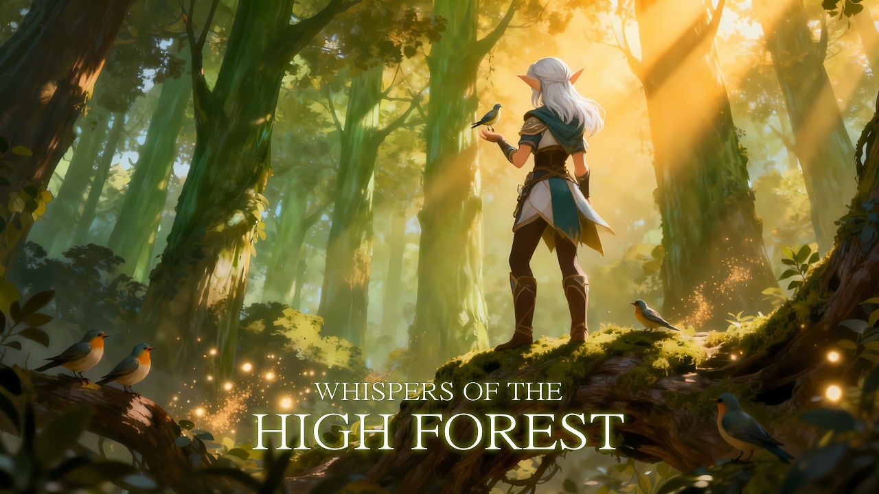 Fantasy Medieval Music for Deep Sleep & Relaxation | Whispers of the High Forest