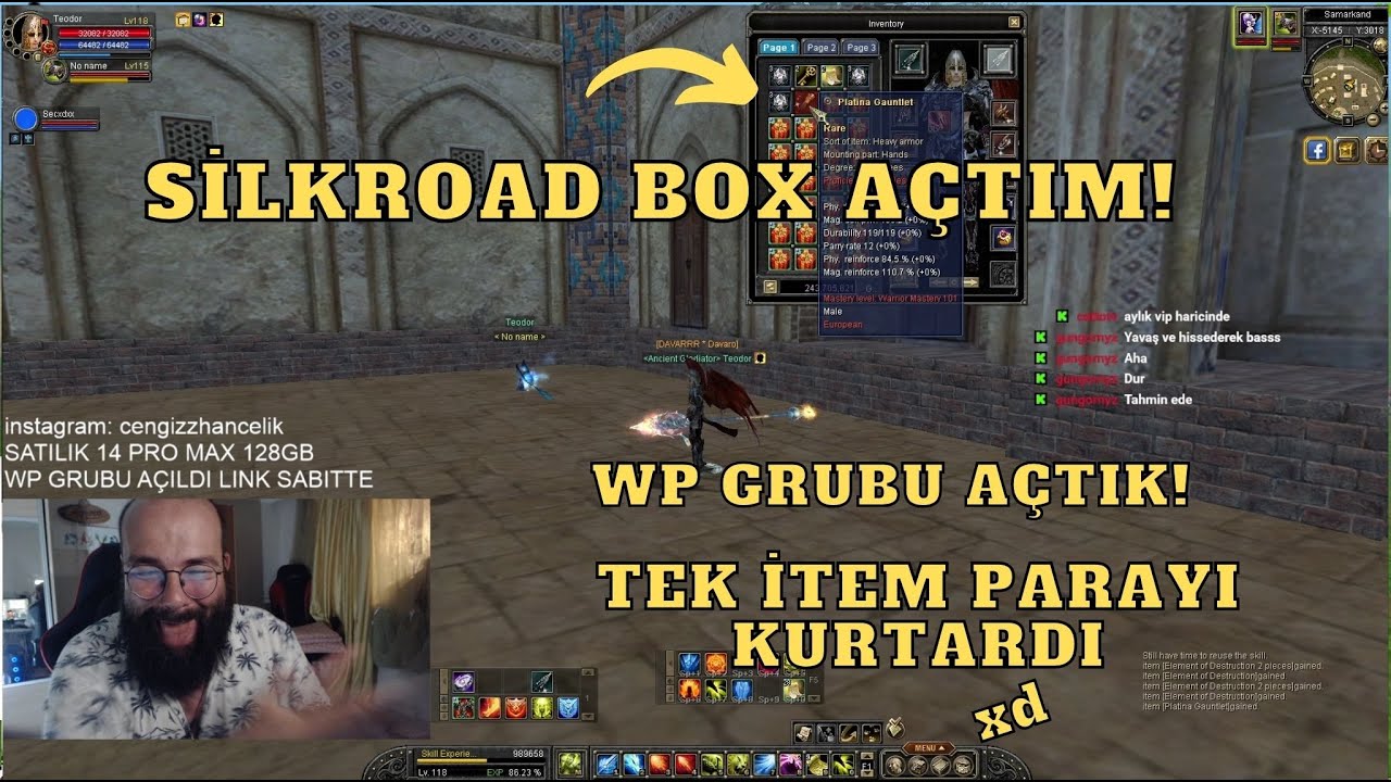 50 Adet Silkroad Box Açtım! 17DG DÜŞTÜ! WP Grubu Açtık! ISRO KRATOS