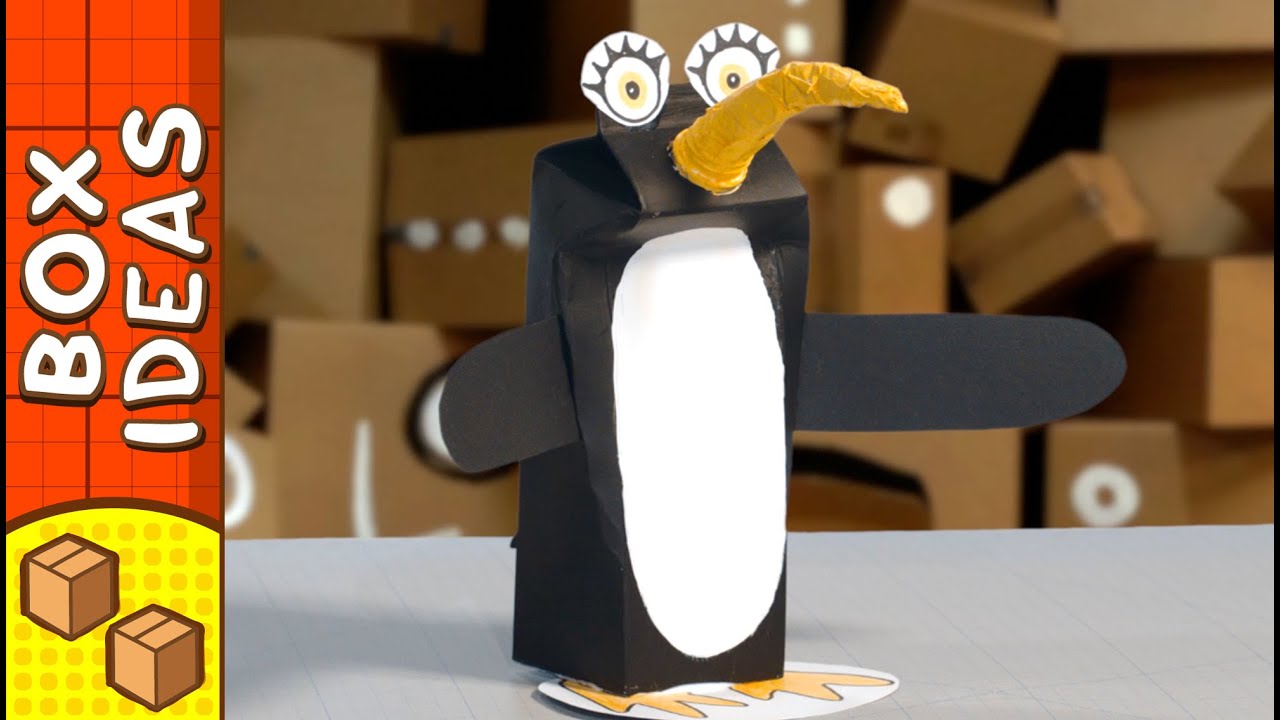 DIY Penguin | Craft Ideas for Kids on BoxYourself