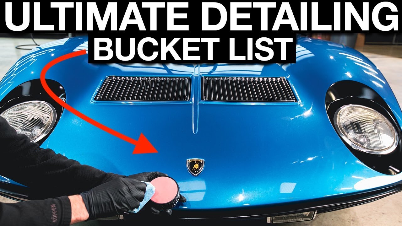 $5M Lamborghini Miura Full Detail Before Last Drive Ever!