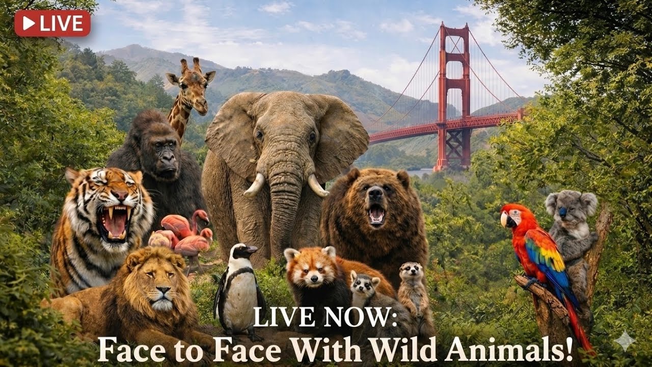 🔴 LIVE NOW: Face-to-Face With the Wildest Animals on Earth! 🐅🦁🐘