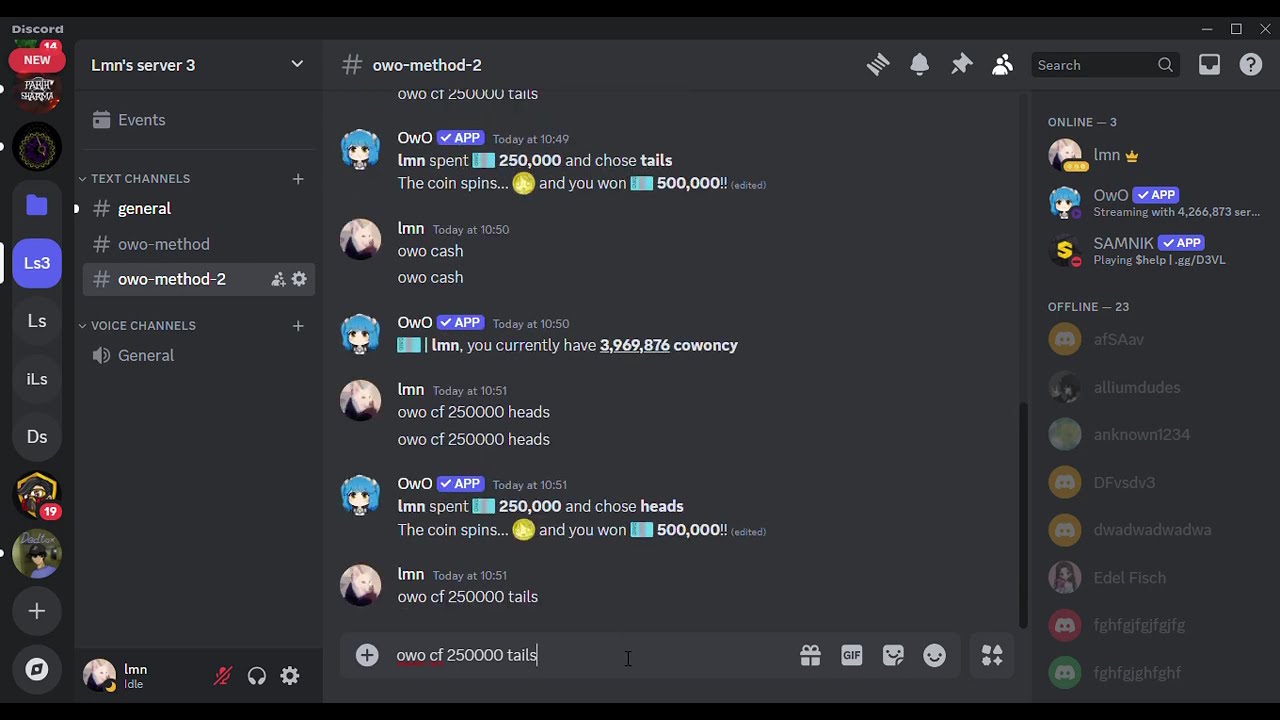 OwO Bot Discord 100% Working Method | Latest 2025