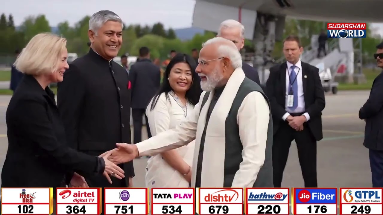 PM Modi in Europe updates, gets a grand welcome in Oslo, Norway #narendramodi #norway