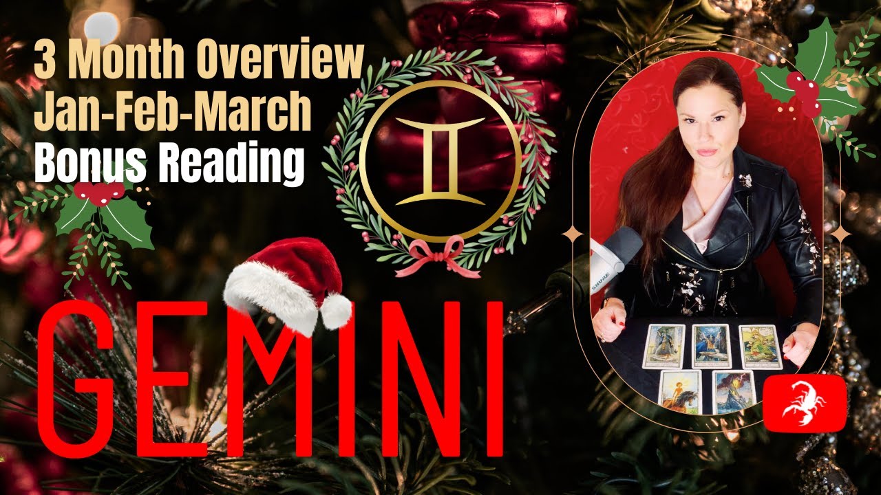 GEMINI ♊️ Genuinely In Tune (New) | 3-Month Overview | Jan-Feb-March | Bonus In-Depth Tarot Reading