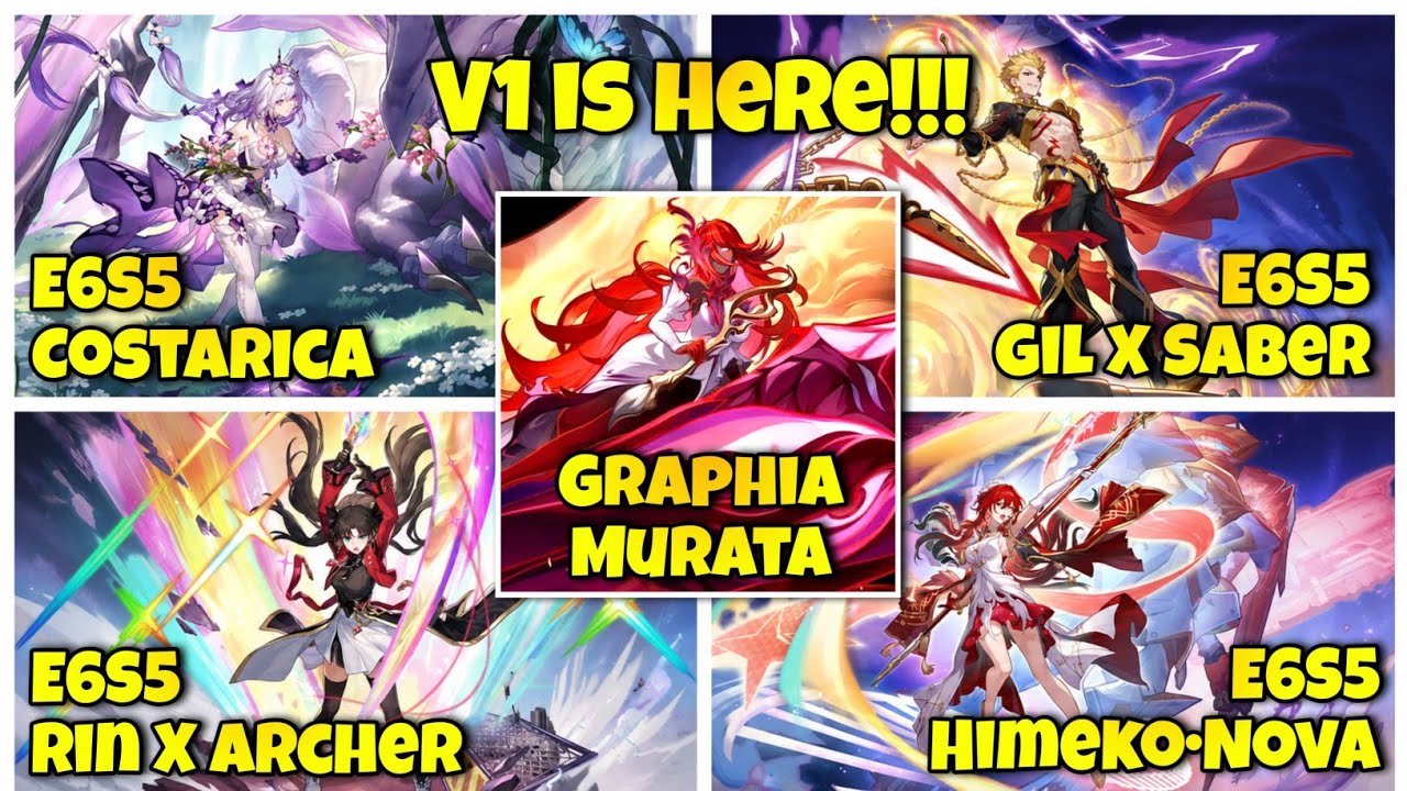 V1 E6S5 SHOWDOWN!!! GILGAMESH X SABER VS RIN X ARCHER VS CASTORICE VS HIMEKO NOVA VS V4.4 AA PLIGHT